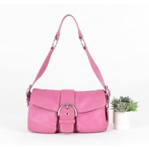 Coach Vintage Y2K Soho Buckle Pink Shoulder Bag
